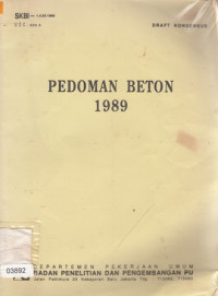 Pedoman Beton 1989