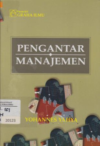 Pengantar Manajemen (yahya)