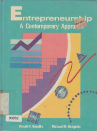 Entrepreneurship a Contemporary approach