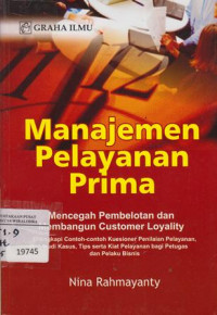 Manajemen Pelayanan Prima