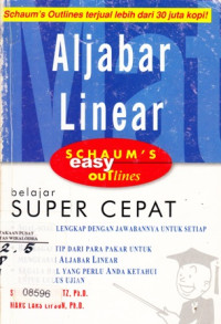 Aljabar linear,belajar super cepat