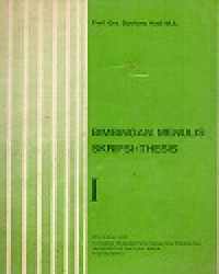 Bimbingan Menulis Skripsi-Thesis I