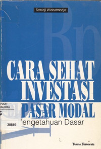 Cara sehat investasi  pasar modal