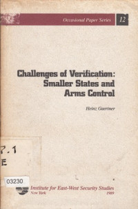 Challenges of verification: smaller states and arms control