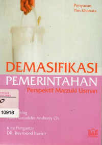 Demasifikasi Pemerintahan