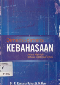 Dimensi - dimensi Kebahasaan