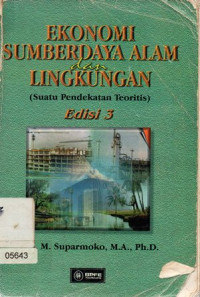 Ekonomi Sumberdaya Alam Dan Lingkungan Edisi Ketiga