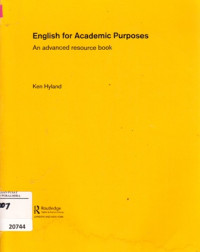 English for Academic Purposes An advanced resource book