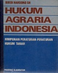 Hukum Agraria Indonesia