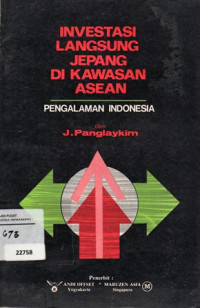 Investasi Langsung Jepang Di Kawasan Asean