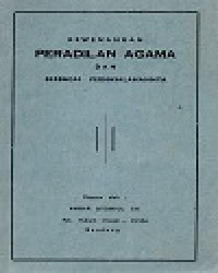 Kewenangan Peradilan Agama