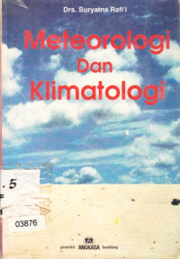 Meteorologi dan klimatologi