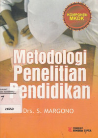 Metodologi penelitian pendidikan