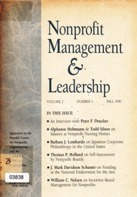 Nonprofit Management & Leadership