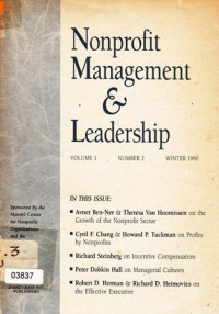 Nonprofit Management dan Leadership