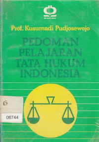 Pedoman Pelajaran Tata hukum Indonesia