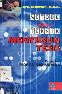 Metode dan teknik menyusun tesis