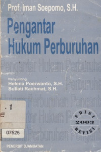 Pengantar Hukum Perburuhan