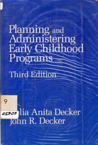 Planning and administering early childhood programs