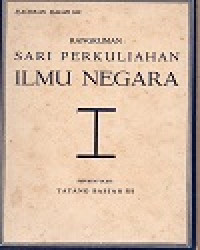 Sari Perkuliahan Ilmu Negara