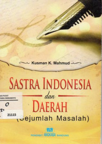 Sastra Indonesia Dan Daerah