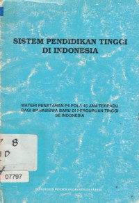 Sistem pendidikan tinggi di Indonesia