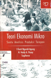 Teori ekonomi mikro: suatu analisis terapan