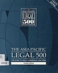 The Asia Pacific : The Guide To Asia's Commercial Law Firms