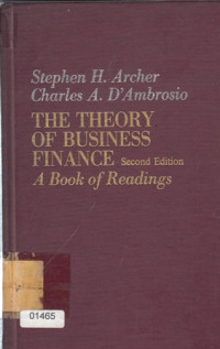 The Theory Of Business Finance