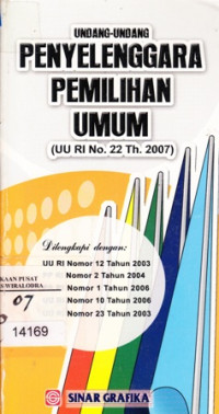 Undang-undang penyelenggara Pemilihan Umum