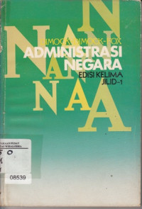 Administrasi Negara Jilid 1