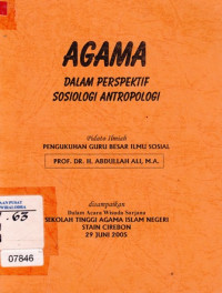 Agama dalam Perspektif Sosiologi Antropologi