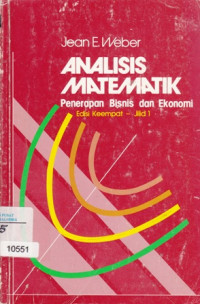 Analisis Matematik : Penerapan Bisnis dan Ekonomi Ed IV - jilid  1