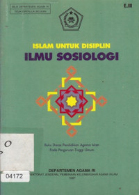 Islam untuk DIsiplin Ilmu Sosiologi