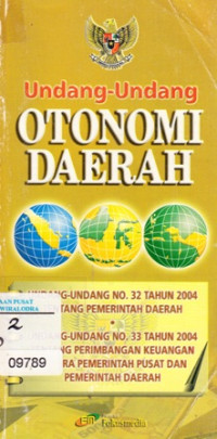 Undang -Undang Otonomi Daerah