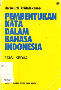 Pembentukan Kata Dalam Bahasa Indonesia