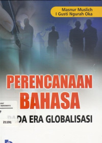 Perencanaan Bahasa Pada Era  Globalisasi