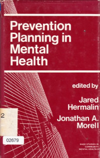 Prevention Planning In Mental Health